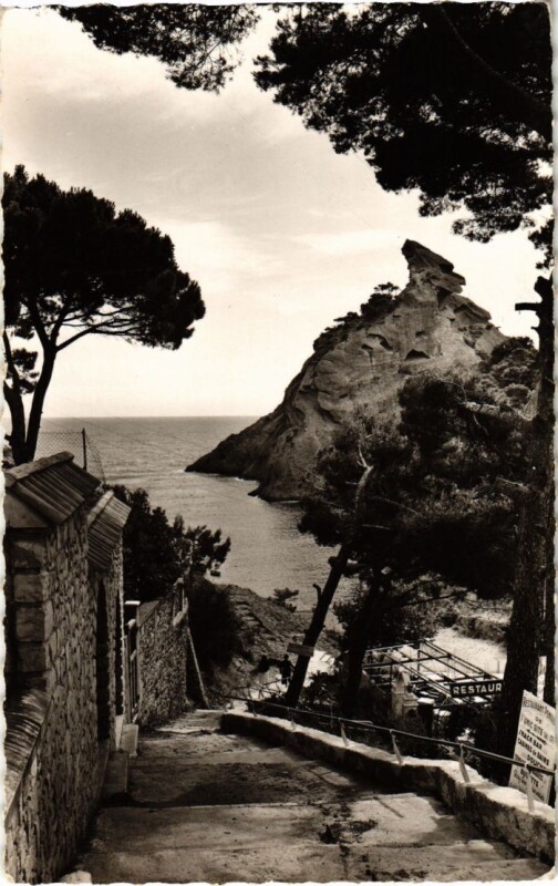 Carte postale ancienne La Ciotat Clanaques de Figuerolles à La Ciotat