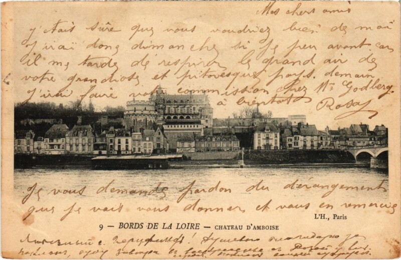 Carte postale ancienne Amboise Le Chateau