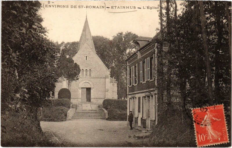 Carte postale ancienne Etainhuis l'Eglise