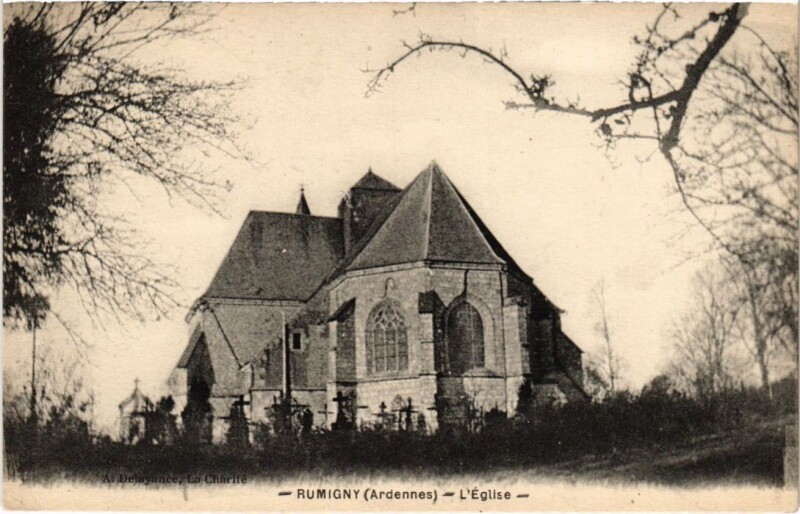 Carte postale ancienne Rumigny l'Eglise à Rumigny