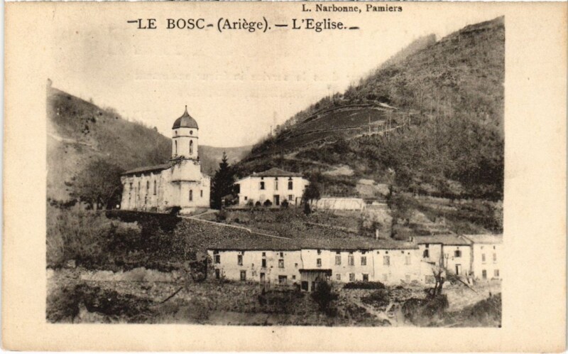 Carte postale ancienne Le Bosc l'Eglise au Bosc