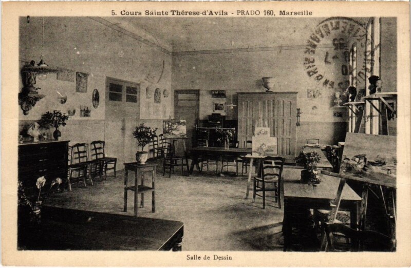 Carte postale ancienne Marseille 160, Prado Cours Sainte Therese d'Avila à Marseille