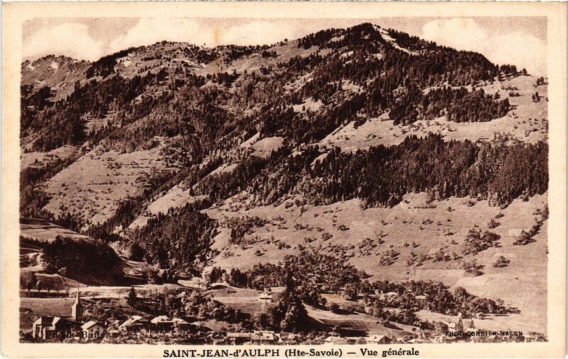Carte postale ancienne Saint-Jean-D'Aulph vue generale