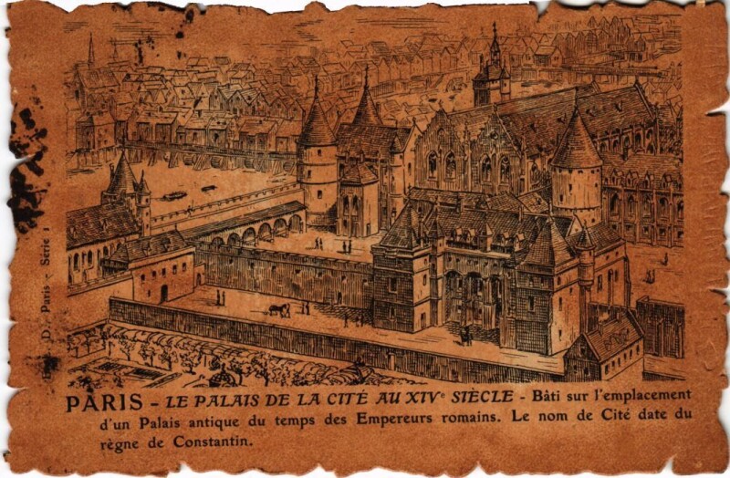 Carte postale ancienne Vieux Paris Le Palais de la Cite