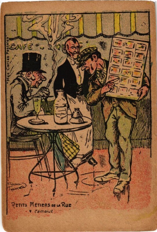 Carte postale ancienne Paris Petits Metiers de la rue Camelot