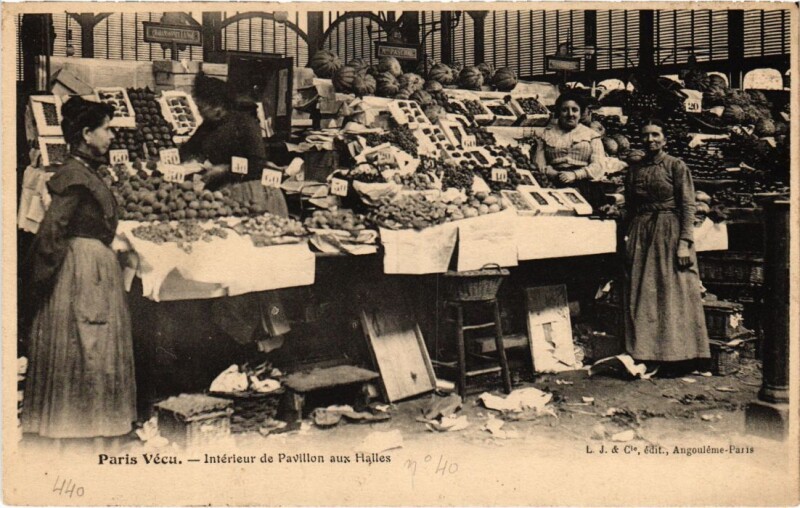 CPA ANIMÉ 75 Paris La Gare Du Nord 1904 Carte Postale Ile France, Dos