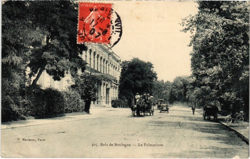 Carte postale ancienne Bois de Boulogne - Le Palmarium à Neuilly-sur-Seine