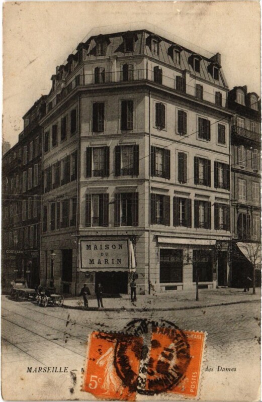 Carte postale ancienne Marseille Maison du Marin à Marseille