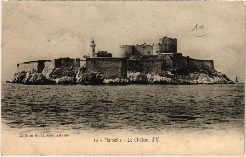 Carte postale ancienne Marseille Le Chateau d'If à Marseille