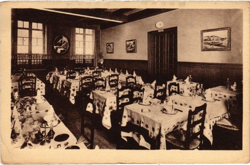 Carte postale ancienne Marseille Grand Hotel Guillon et son Restaurant Chez-Nous à Marseille