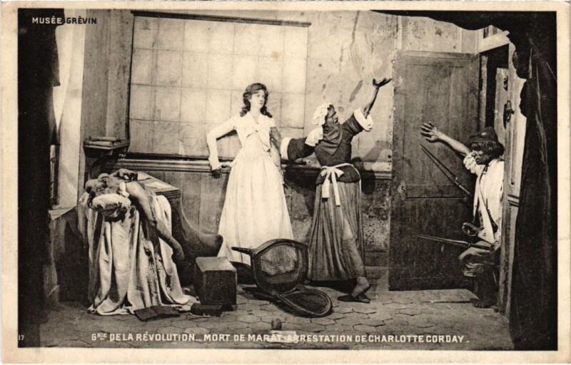 Carte postale ancienne Paris 9e Musee Grevin de la Revolution à Paris 9e