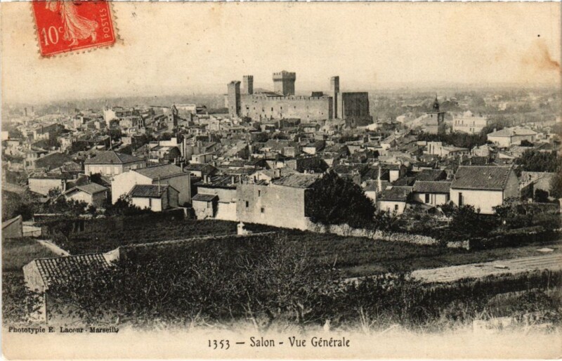 Carte postale ancienne Salon-de-Provence Vue Generale à Salon-de-Provence