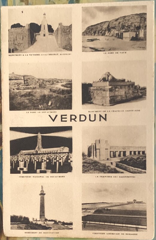 Carte postale ancienne VERDUN à Pontorson