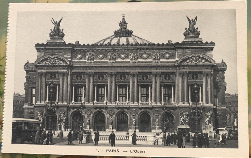 Carte postale ancienne L'Opéra à Paris 9e