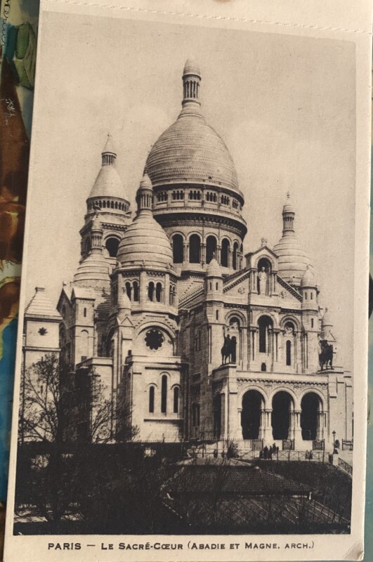 Carte postale ancienne La Basilique du Sacré-Coeur à Paris 18e