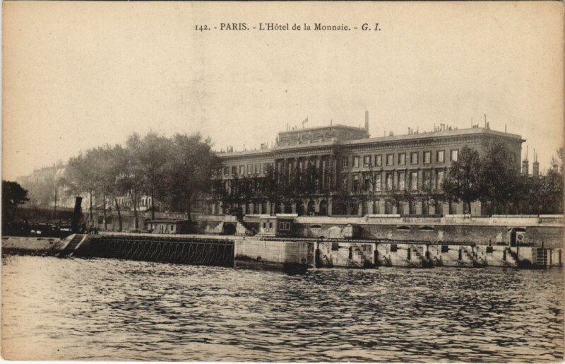 Carte postale ancienne Paris 6e Hotel des Monnaies