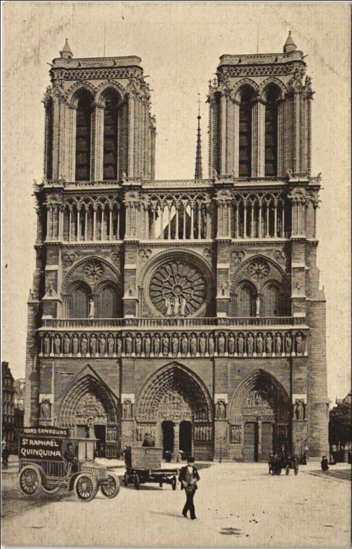 Carte postale ancienne Paris 4e Notre-Dame