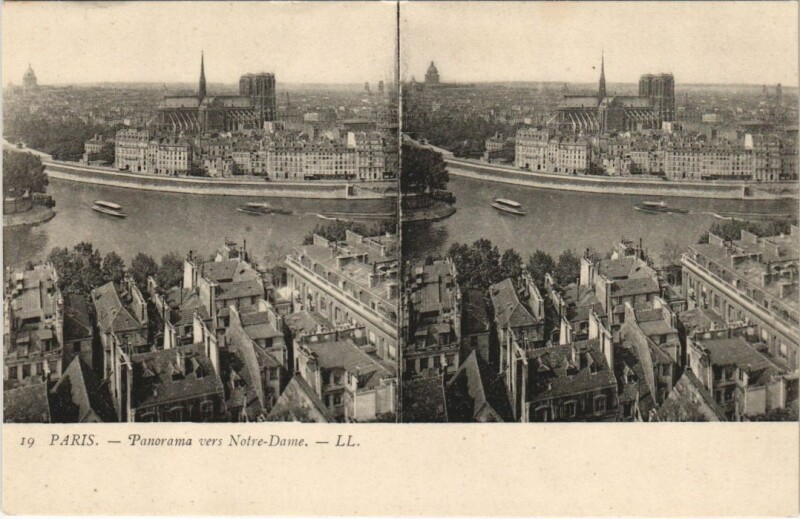 Carte postale ancienne Paris 4e Notre-Dame
