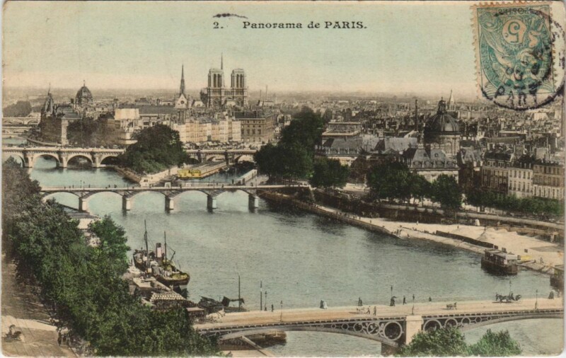 Carte postale ancienne Paris 4e Notre-Dame