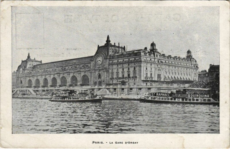 Carte postale ancienne Paris 7e Gare d'Orléans