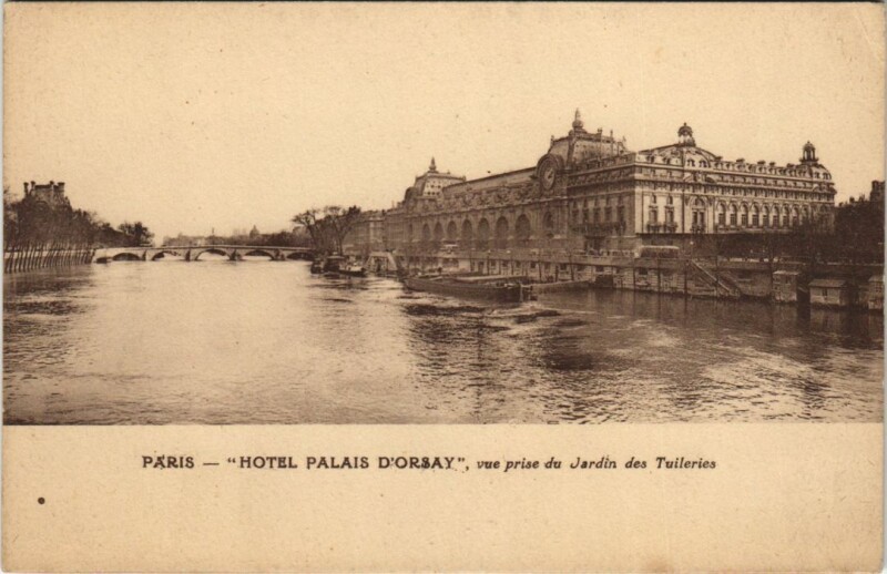 Carte postale ancienne Paris 7e Gare d'Orléans