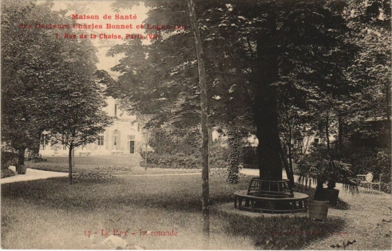 Carte postale ancienne Paris 7e 7, rue de la Chaise Maison de Santé