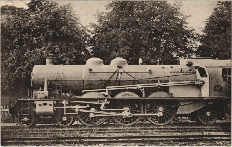 Carte postale ancienne Paris 12e Locomotive Pacific