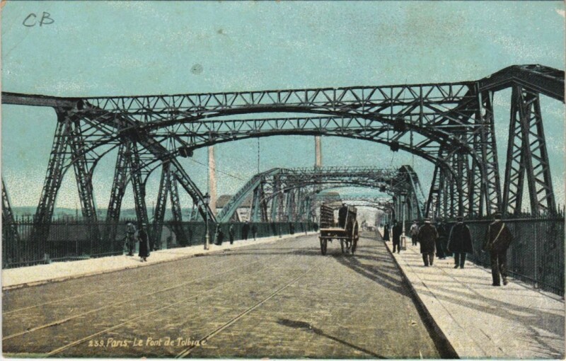 Carte postale ancienne Paris 12e Pont de Tolbiac à Paris 13e