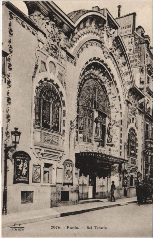 Carte postale ancienne Bal Tabarin à Paris 9e