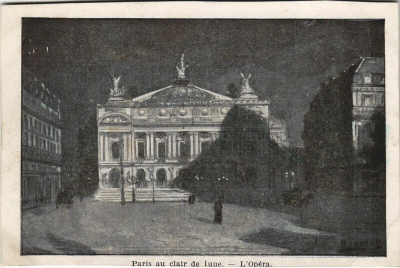 Carte postale ancienne Paris 9e L'Opéra
