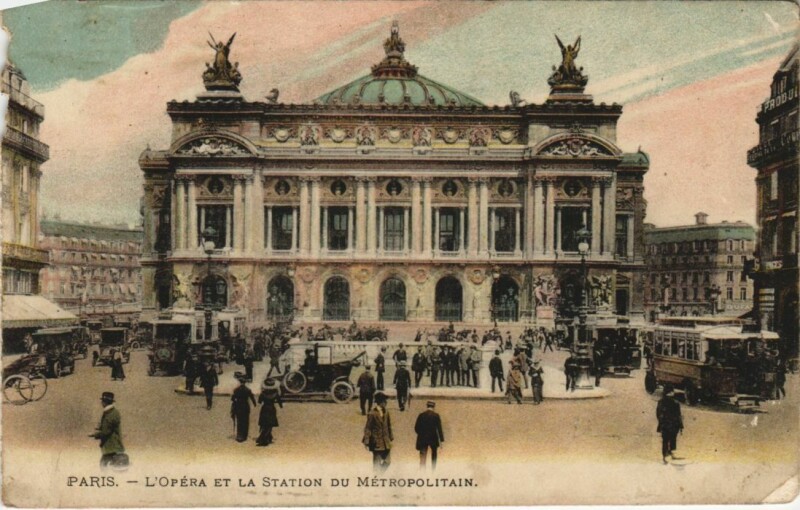 Carte postale ancienne Paris 9e L'Opéra