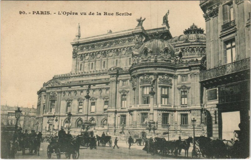Carte postale ancienne Paris 9e L'Opéra