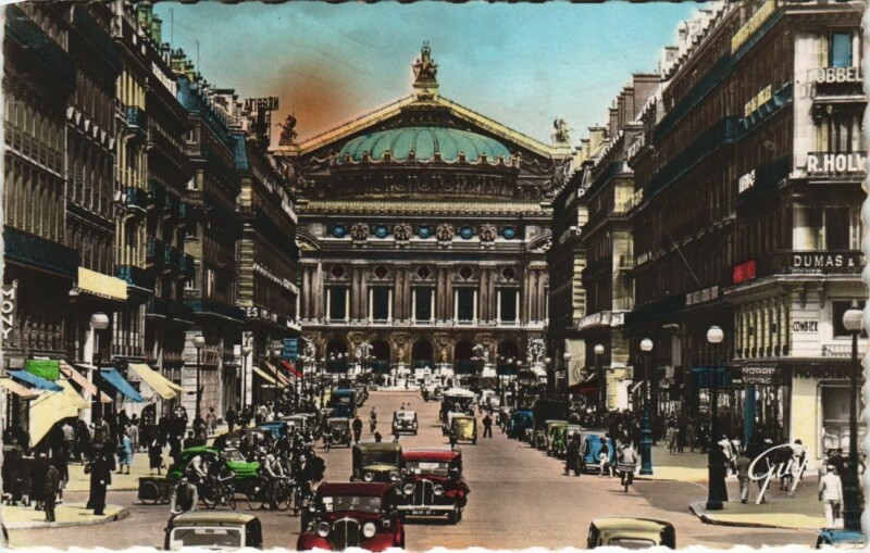 Carte postale ancienne Paris 9e L'Opéra