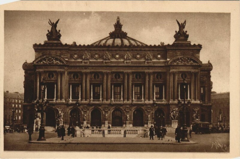 Carte postale ancienne Paris 9e L'Opéra