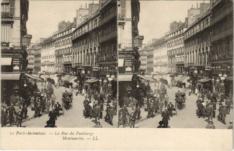 Carte postale ancienne Paris 9e Fg Montmartre