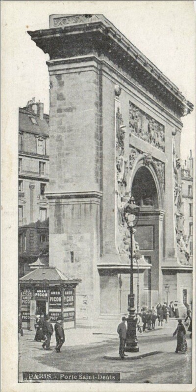 Carte postale ancienne Paris 10e Porte Saint-Denis