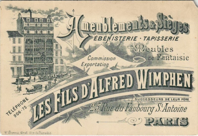 Carte postale ancienne Paris 11e 25, Rue du Fg Saint-Antoine