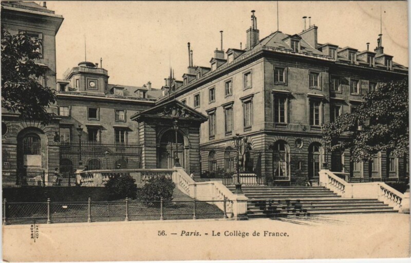 Carte postale ancienne Paris 5e College de France