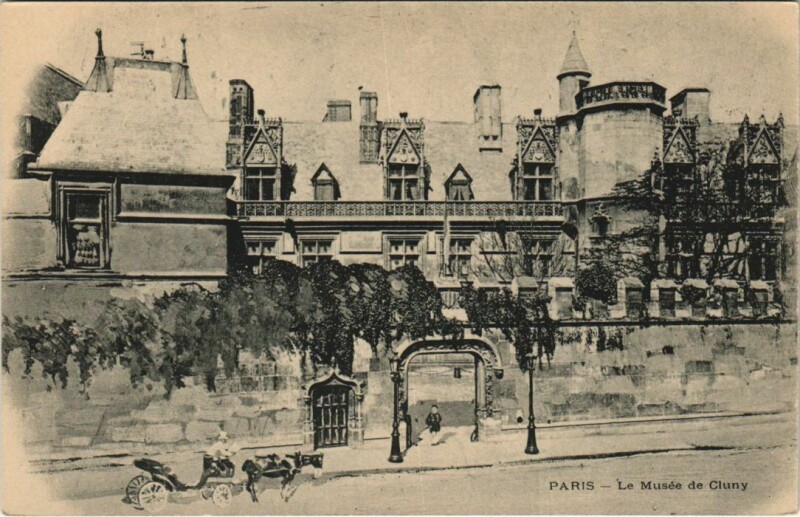 Carte postale ancienne Paris 5e Musée de Cluny