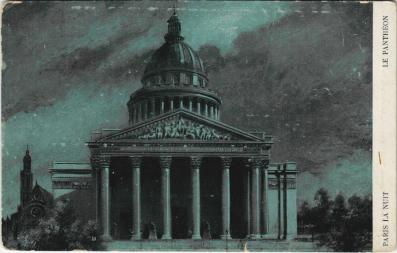 Carte postale ancienne Paris 5e Le Panthéon