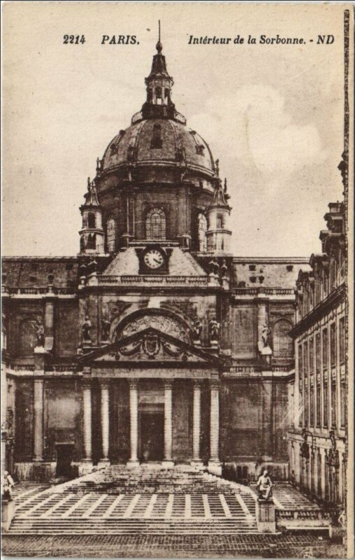 Carte postale ancienne Paris 5e La Sorbonne