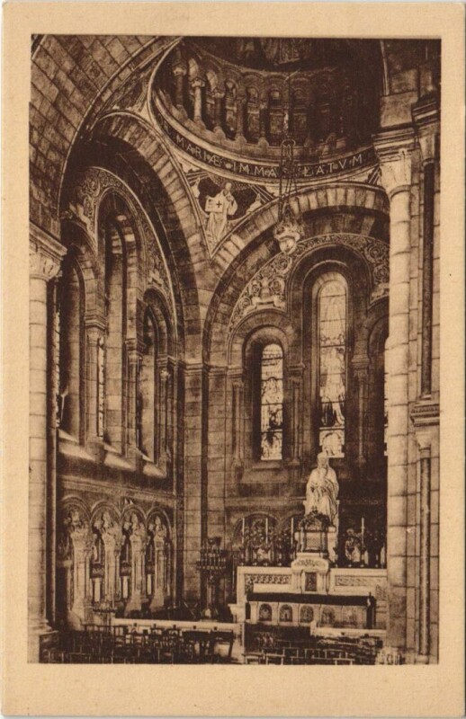Carte postale ancienne Paris 18e Montmartre Le Sacré-Coeur