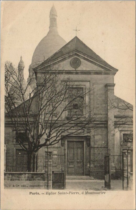 Carte postale ancienne Eglise Saint-Pierre, à Montmartre à Paris 18e