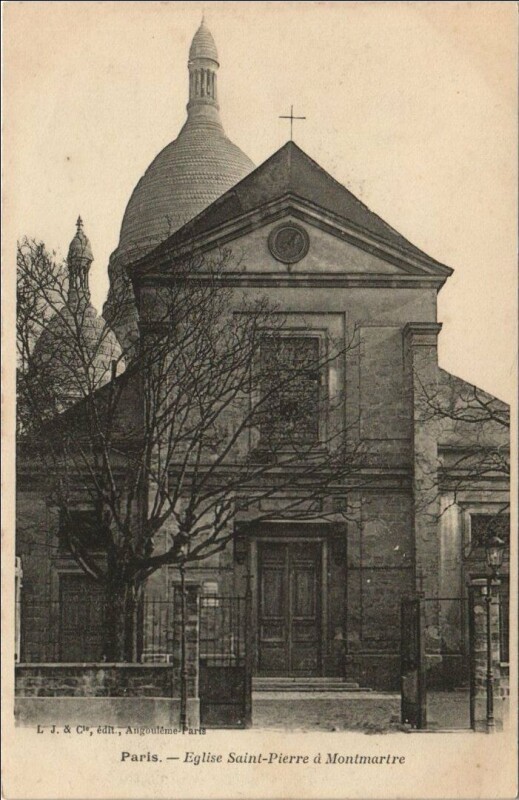 Carte postale ancienne Eglise Saint-Pierre, à Montmartre à Paris 18e