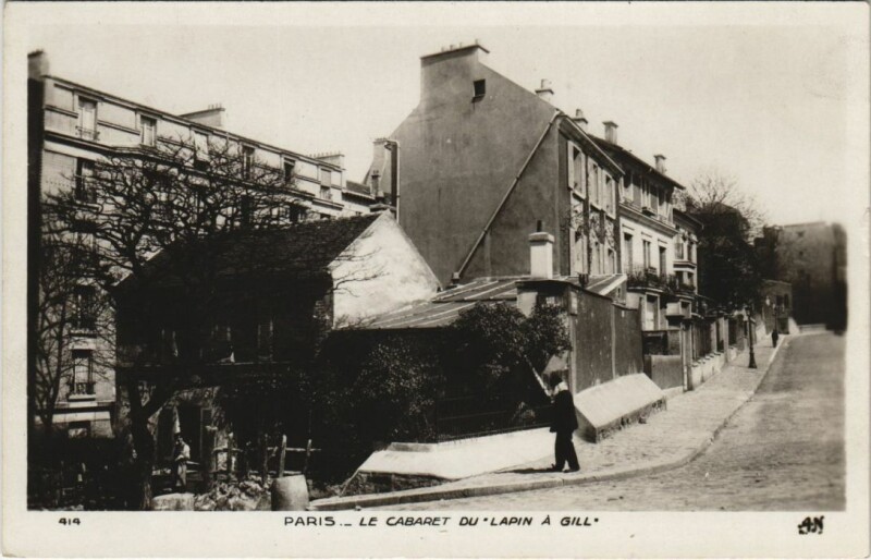 Carte postale ancienne Paris 18e Lapin Agile