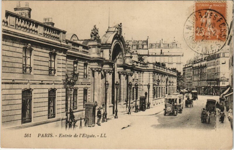 Carte postale ancienne Paris 8e Palais de l'Elysée