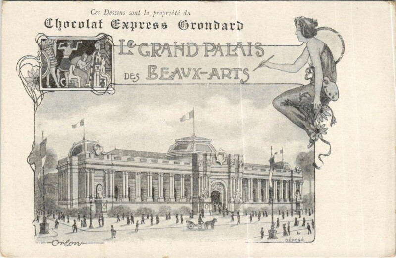 Carte postale ancienne Paris 8e Le Grand Palais