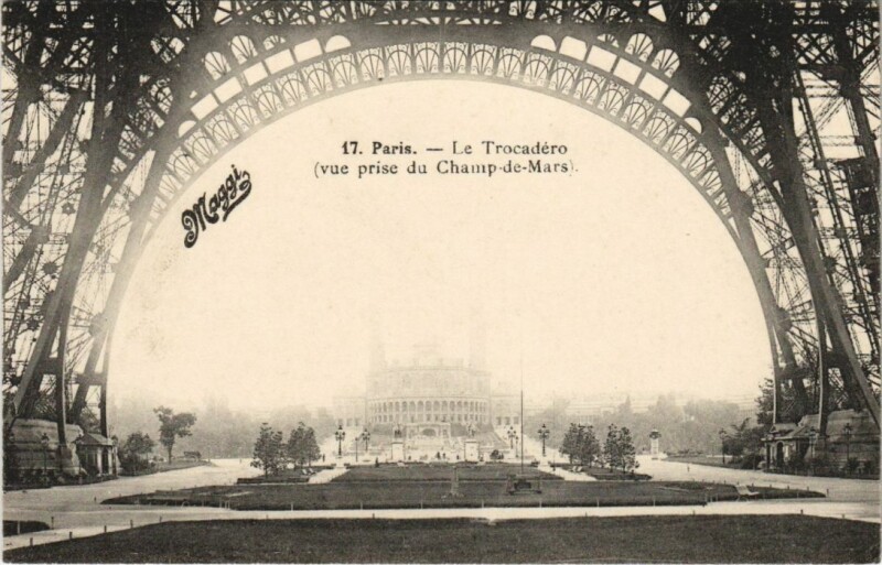 Carte postale ancienne Paris 16e Le Trocadéro