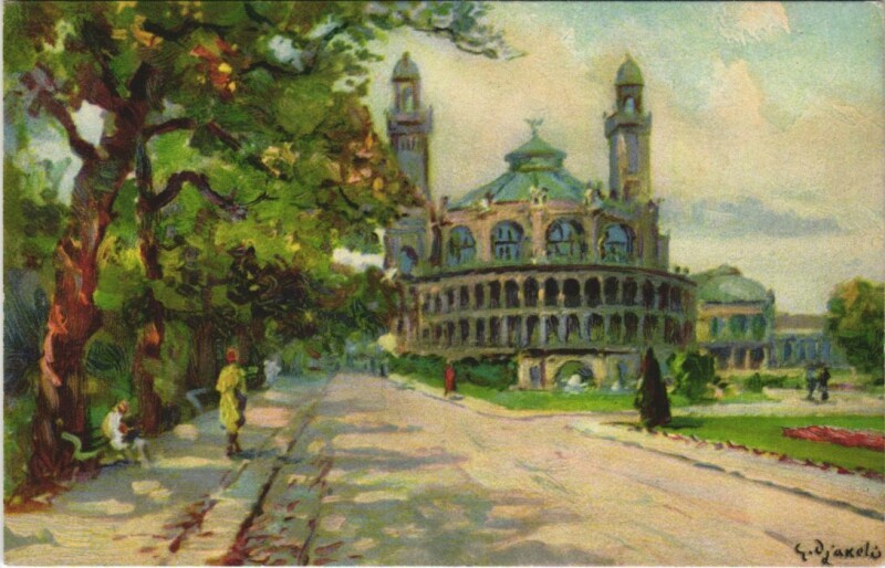Carte postale ancienne Paris 16e Le Trocadéro