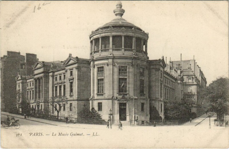 Carte postale ancienne Musée Guimet à Paris 16e
